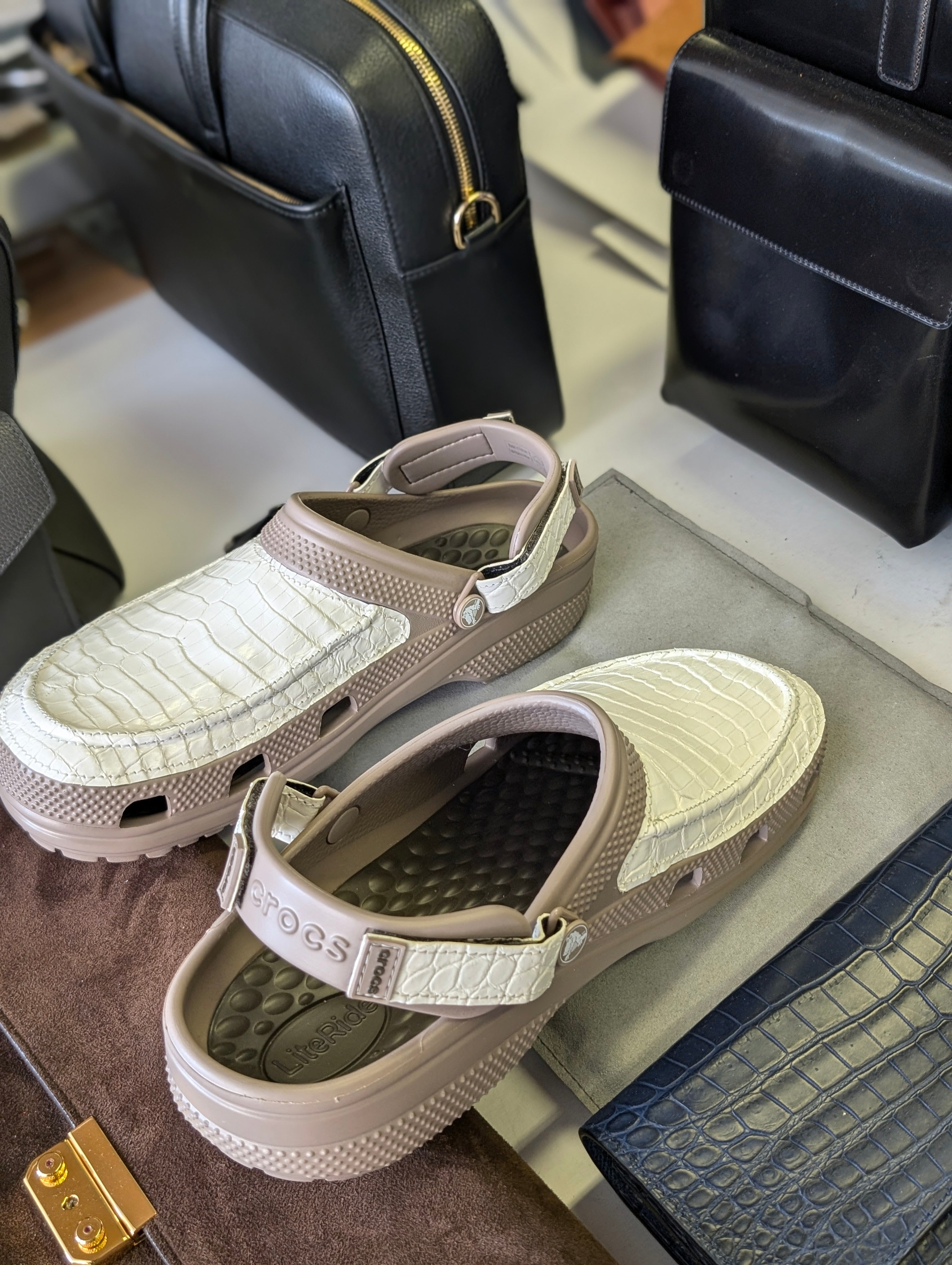 Crocs wrapped in Crocs - Ascot Shoes