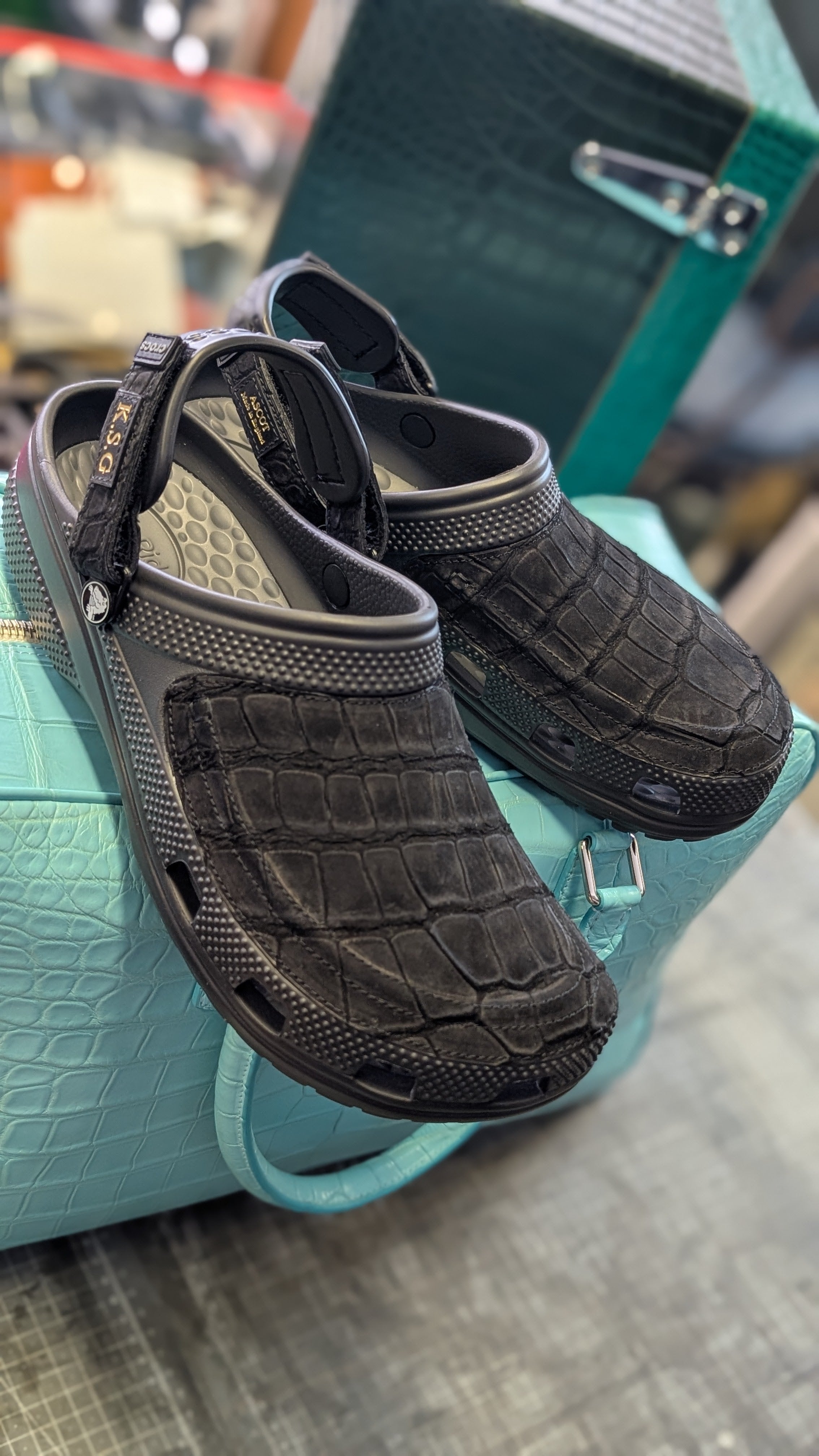 Crocs wrapped in Crocs - Ascot Shoes