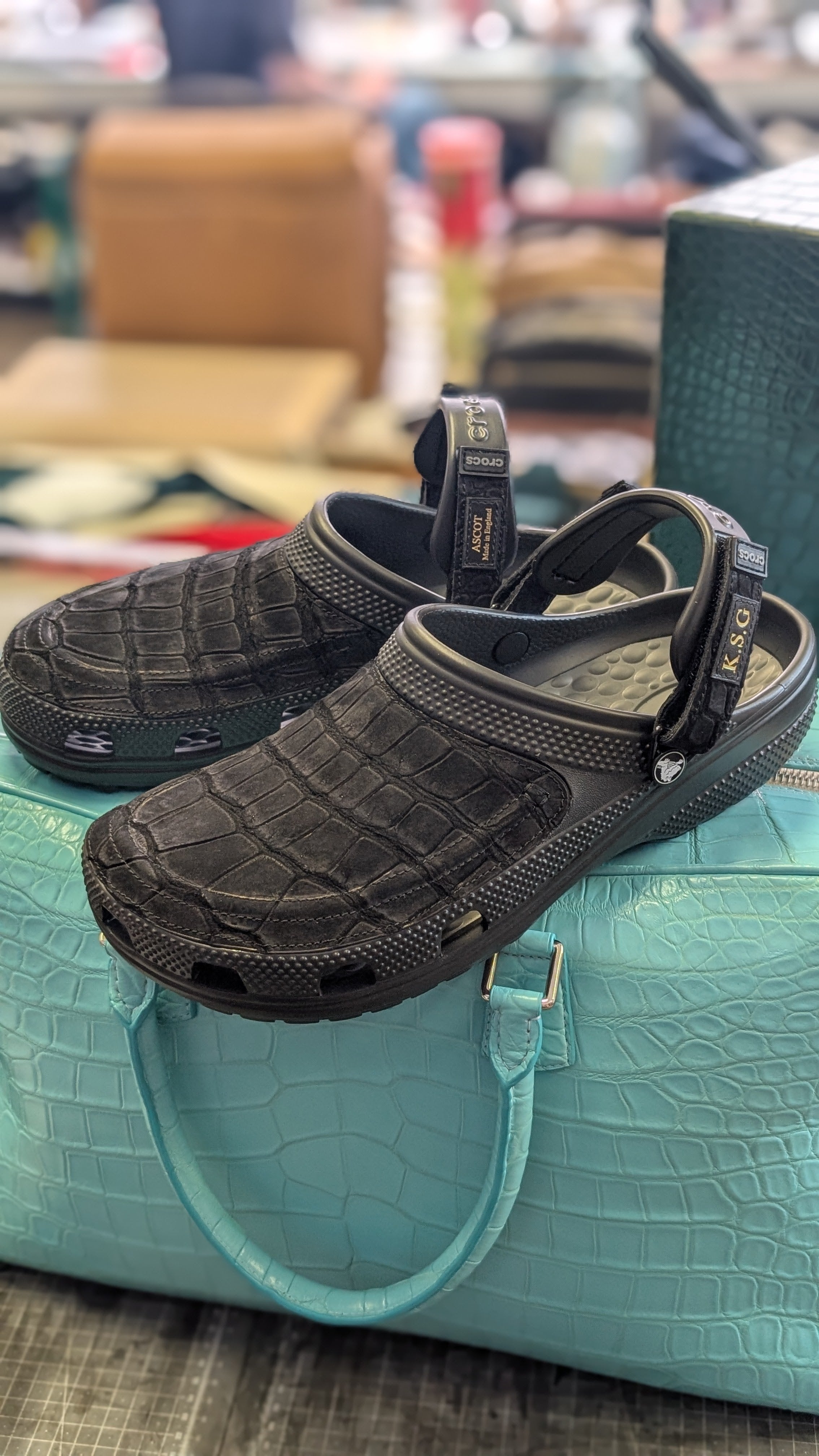 Crocs wrapped in Crocs - Ascot Shoes