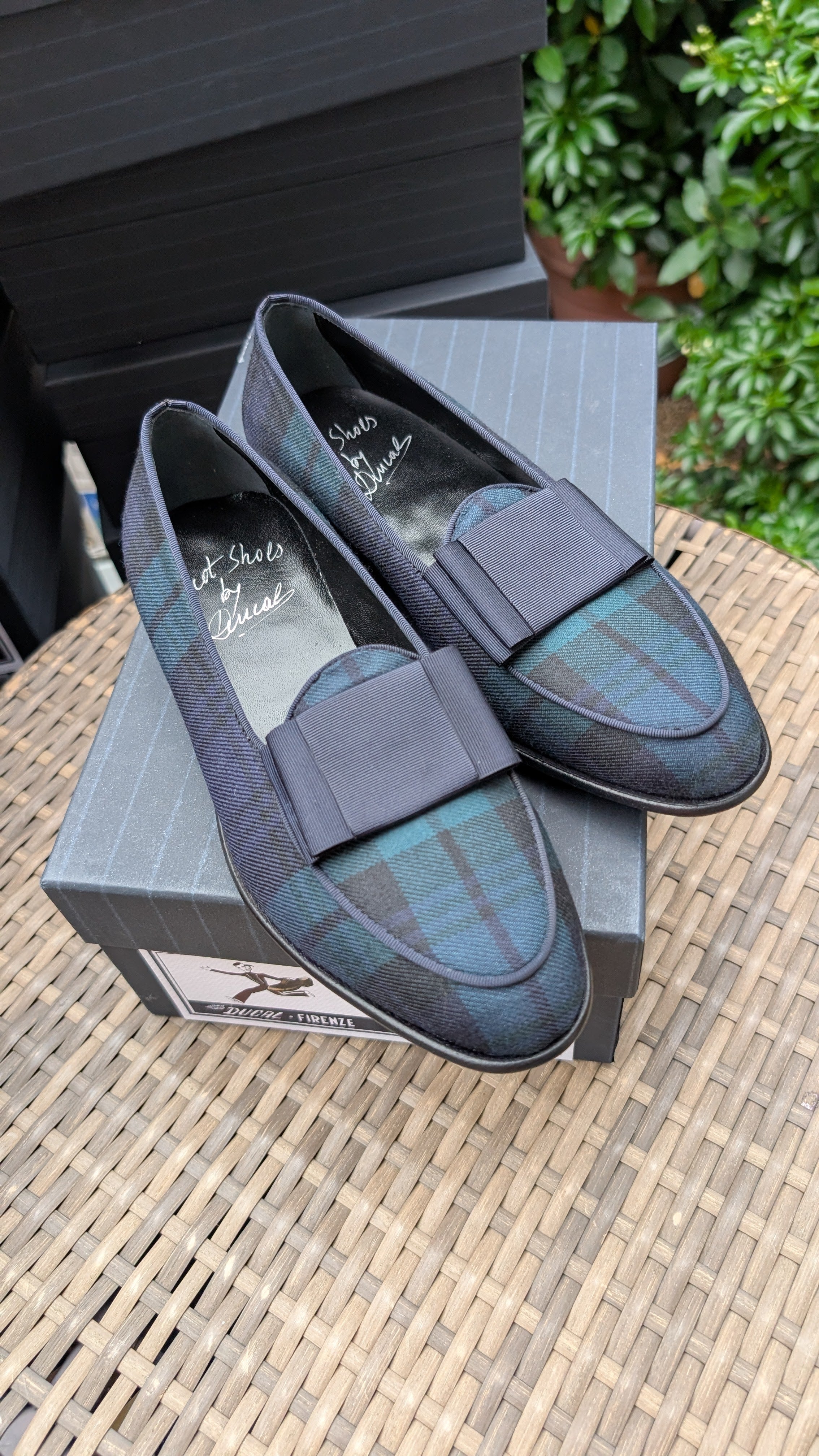 Ascot Pavia - Tartan Fabric, UK 5 - Ascot Shoes