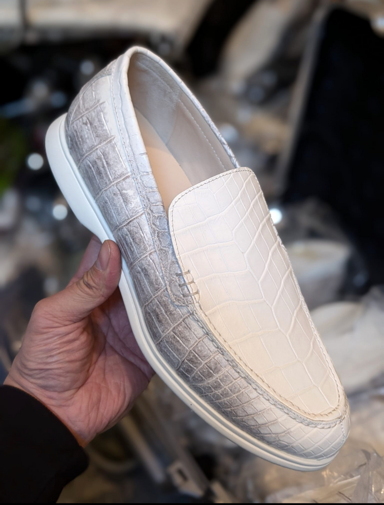 Taha Invoice: Himilaya Crocodile Loafers EU44 - Ascot Shoes