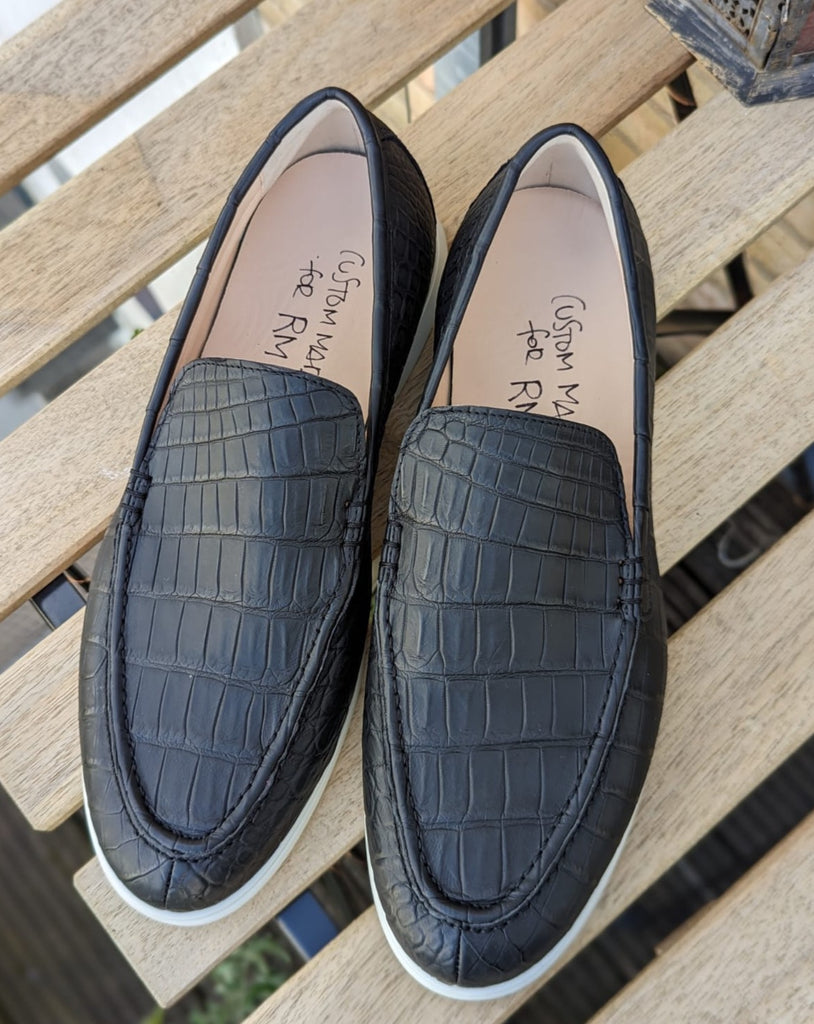 Ascot Cannes - Black Crocodile - Ascot Shoes