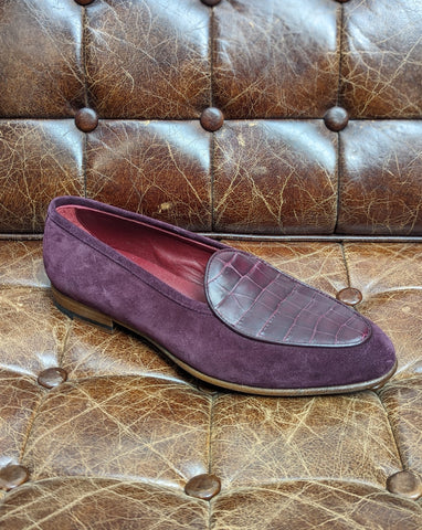 Belgian Loafer - Purple combination, UK 10