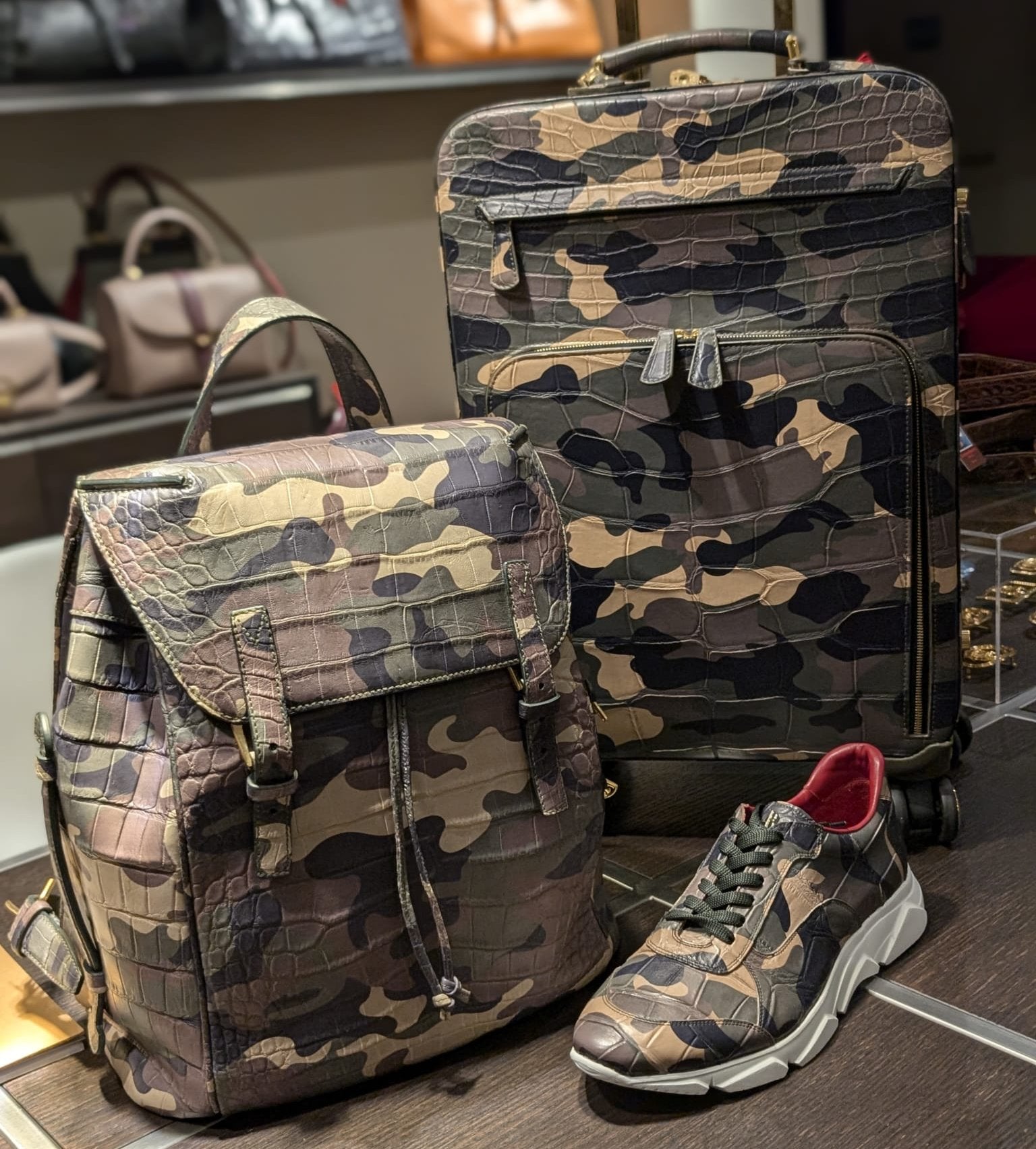 Camouflage Travel Set - Ascot Shoes