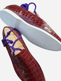 Ascot Cannes - Red Cherry Crocodile - Ascot Shoes