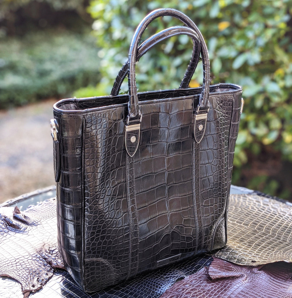Weekend Traveller - Black Crocodile - Ascot Shoes