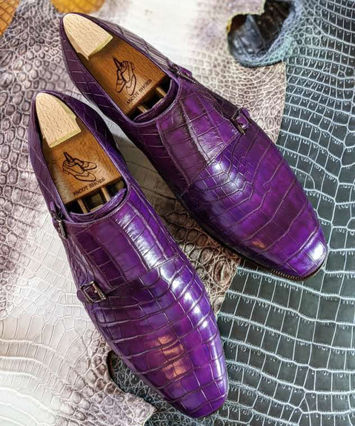 Purple alligator best sale shoes