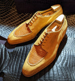Ascot Kaan - Camel & Tan Alligator - Ascot Shoes