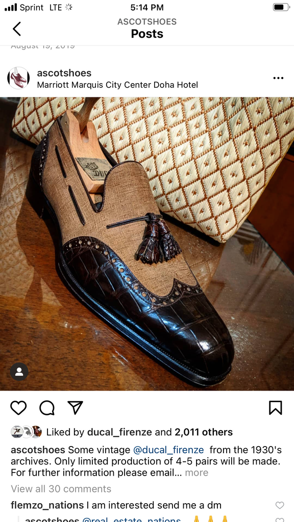 Merricks's MTO - Ascot Shoes
