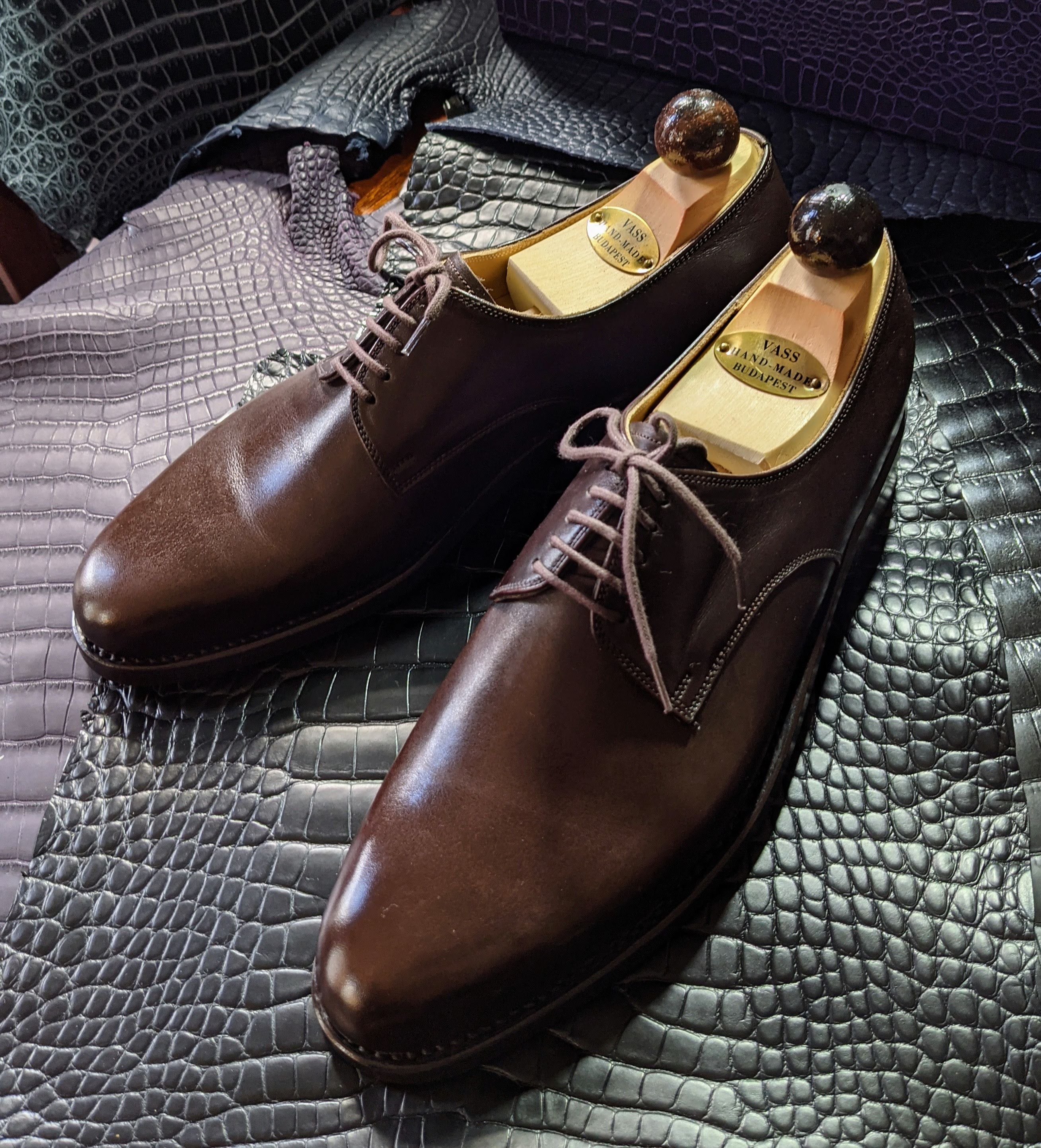 Vass Derby - Brown Calf, UK 5, P2 Last - Ascot Shoes
