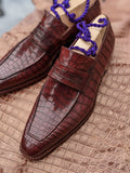 Ascot Ravenna - Bourbon Crocodile - Ascot Shoes