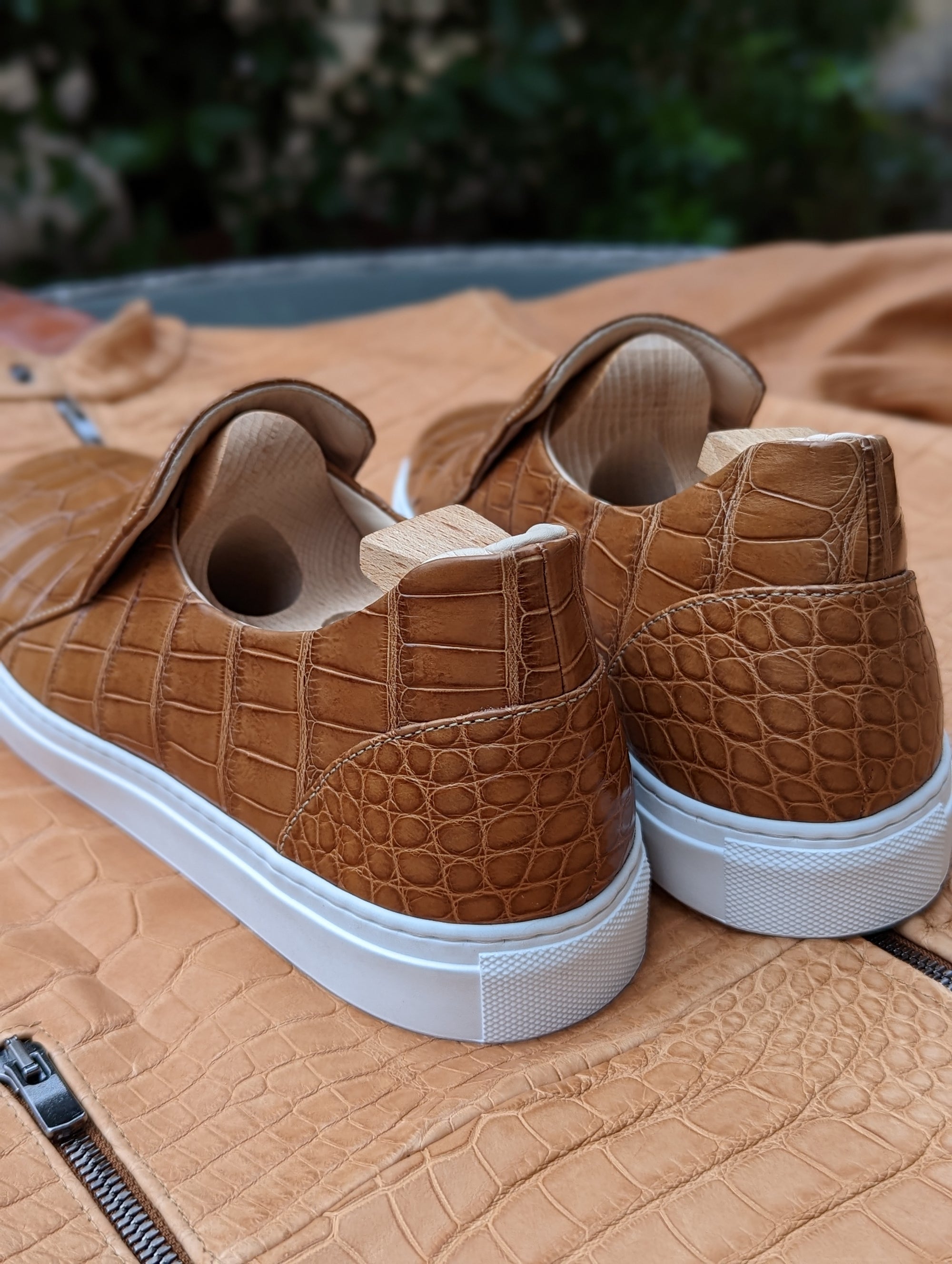 Ascot Ezee - Millenium Tan Crocodile - Ascot Shoes