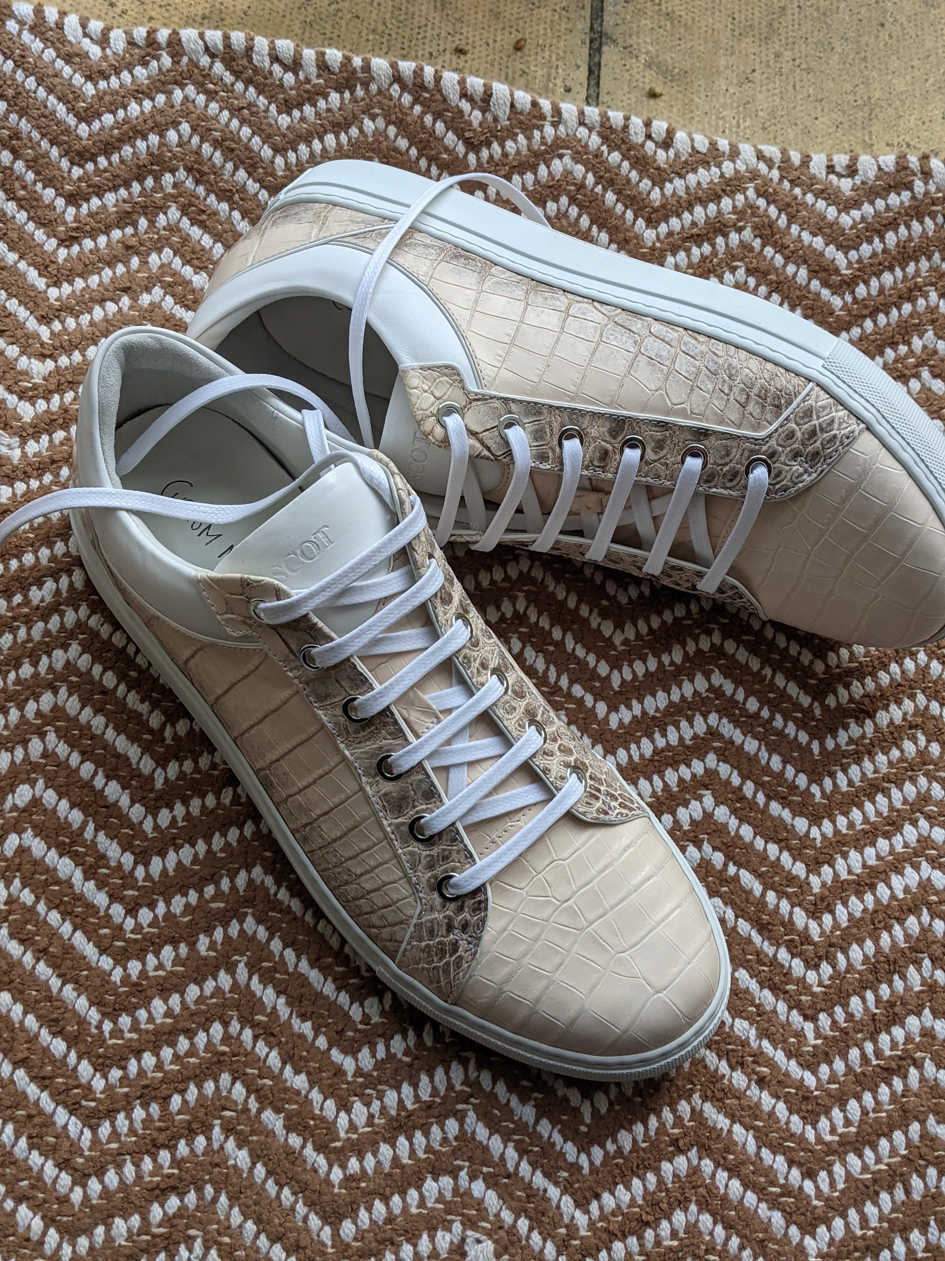 Ascot Sneakers - Cream Himalayan - Ascot Shoes