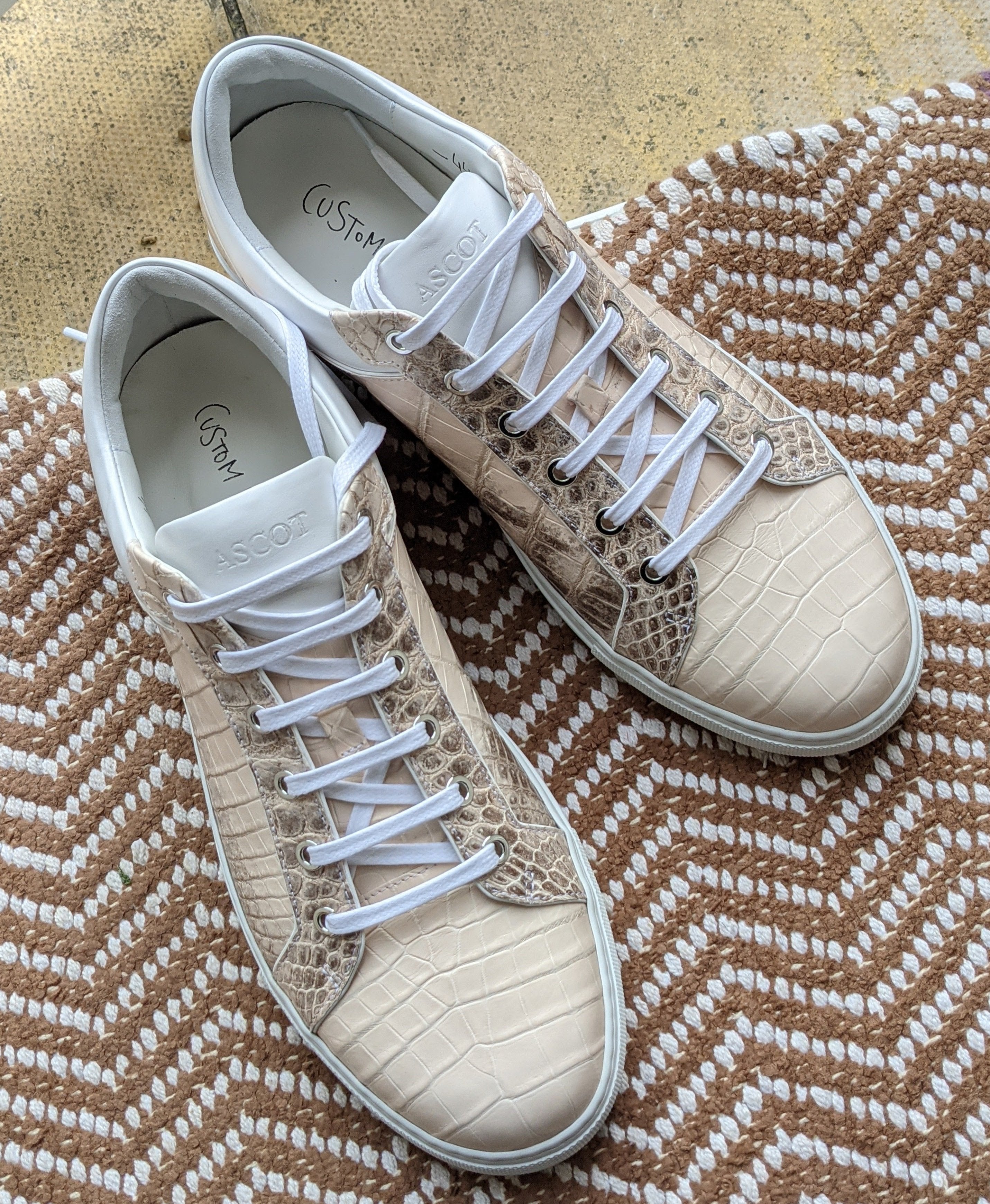 Ascot Sneakers - Cream Himalayan - Ascot Shoes