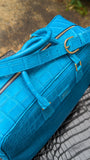 Bespoke Overnight Bag - Turquoise Nile Crocodile 50 cm - Ascot Shoes