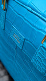 Bespoke Overnight Bag - Turquoise Nile Crocodile 60 cm - Ascot Shoes