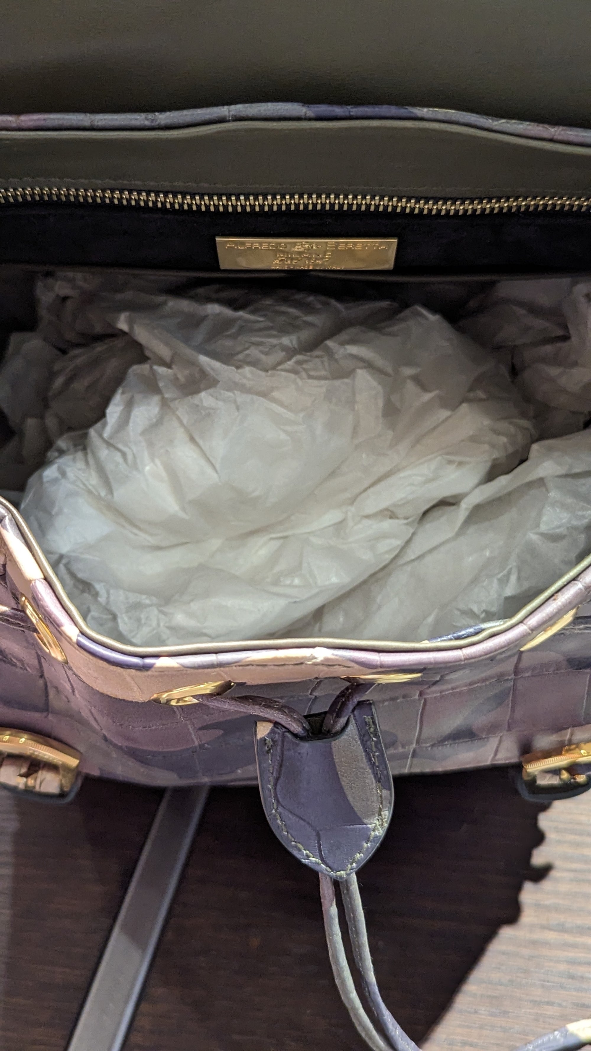 Rucksack Bag - Camouflage Crocodile - Ascot Shoes