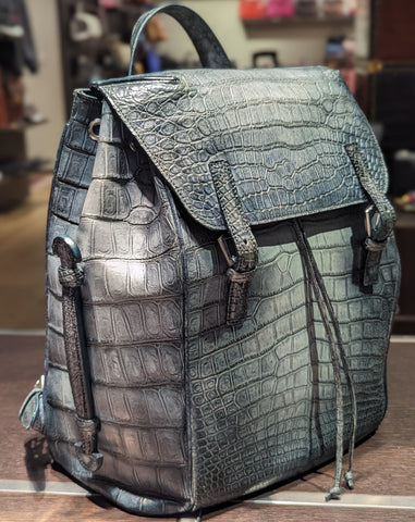 Rucksack Bag -  Stone Crocodile