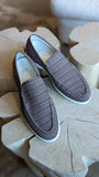 Ascot Cannes - Grey Crocodile - Ascot Shoes