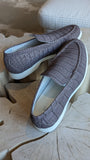 Ascot Cannes - Grey Crocodile - Ascot Shoes