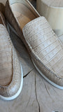 Ascot Cannes - Cream Crocodile - Ascot Shoes