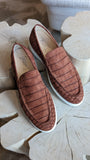 Ascot Cannes - Cognac Crocodile - Ascot Shoes