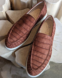 Ascot Cannes - Cognac Crocodile - Ascot Shoes