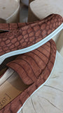 Ascot Cannes - Cognac Crocodile - Ascot Shoes