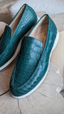 Ascot Cannes - Green Crocodile - Ascot Shoes