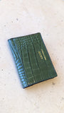 Credit Card & Coin Wallet - Green Crocodile - Ascot Shoes