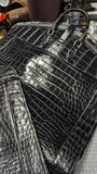 Bespoke Suit Carrier - Black Crocodile - Ascot Shoes