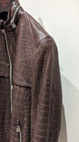 Bespoke Jacket - Brown Crocodile - Ascot Shoes