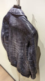 Bespoke Bomber Jacket - Grey Crocodile - Ascot Shoes