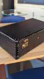 Custom cigar humidors - Black Crocodile - Ascot Shoes