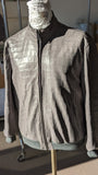 Bespoke Biker Jacket - Grey Crocodile - Ascot Shoes