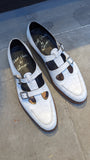 Ascot Roma - White Crocodile - Ascot Shoes