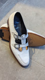 Ascot Roma - White Crocodile - Ascot Shoes