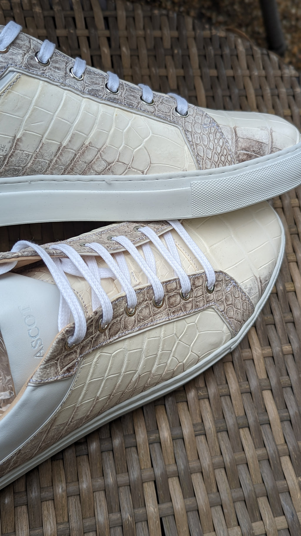 Ascot Sneakers - Himalayan Alligator - Ascot Shoes