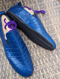 Ascot Tate - Blue Crocodile - Ascot Shoes