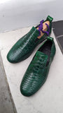 Ascot Venice - Green Crocodile - Ascot Shoes