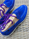 Ascot Cannes - Ocean Blue Crocodile - Ascot Shoes