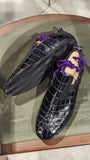 Ascot Venice - Black Crocodile - Ascot Shoes