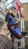 Ascot Double Monk - Union Jack Patina - Ascot Shoes