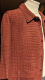 Ascot Jacket - Red Suede Crocodile - Ascot Shoes