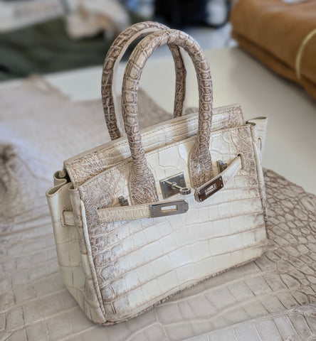 Ascot Bespoke Bag - Himalayan Crocodile