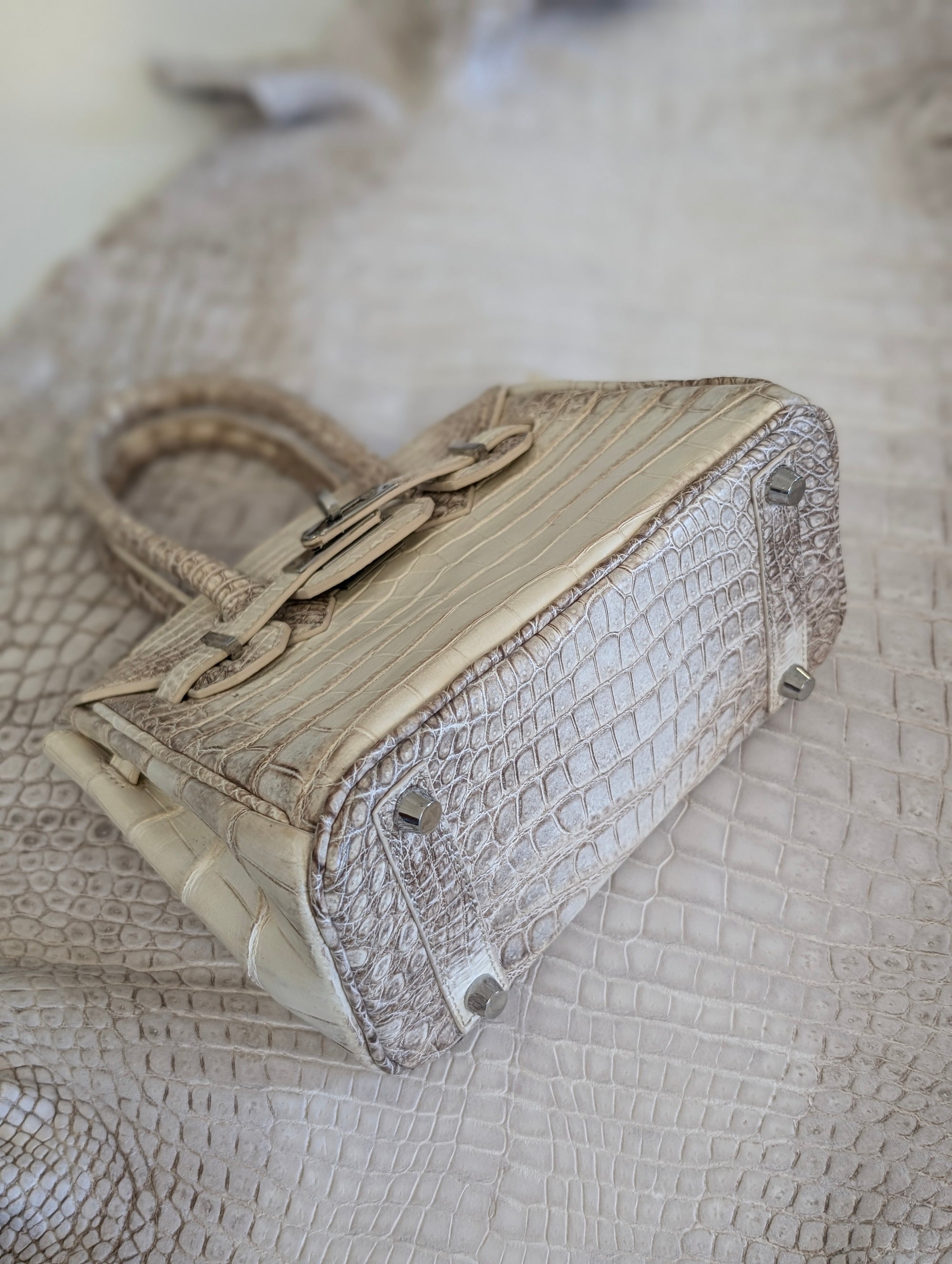 Ascot Bespoke Bag - Himalayan Crocodile - Ascot Shoes