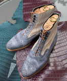Ascot High Boots - Grey & Taupe Elephant - Ascot Shoes