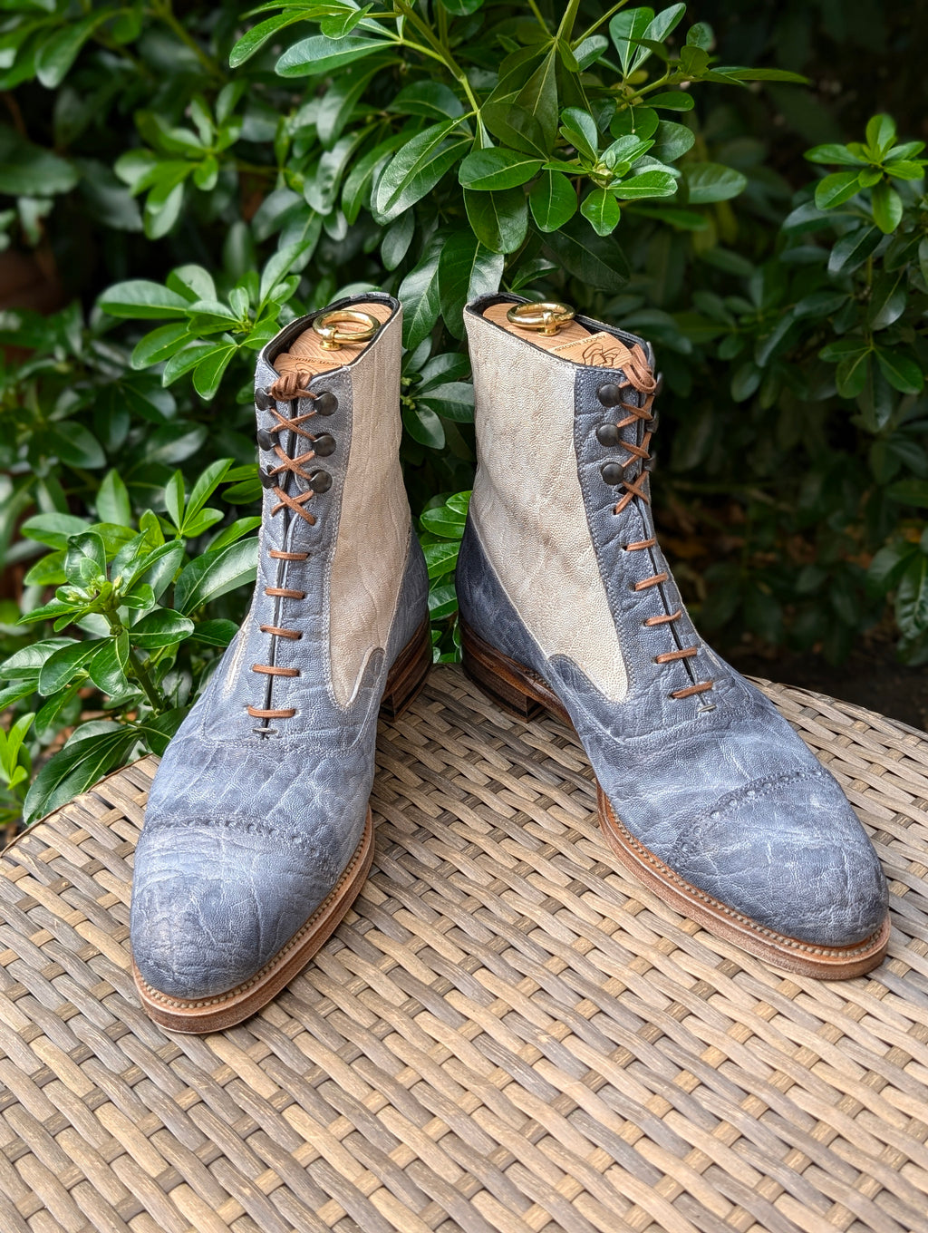 Ascot High Boots - Grey Elephant - Ascot Shoes