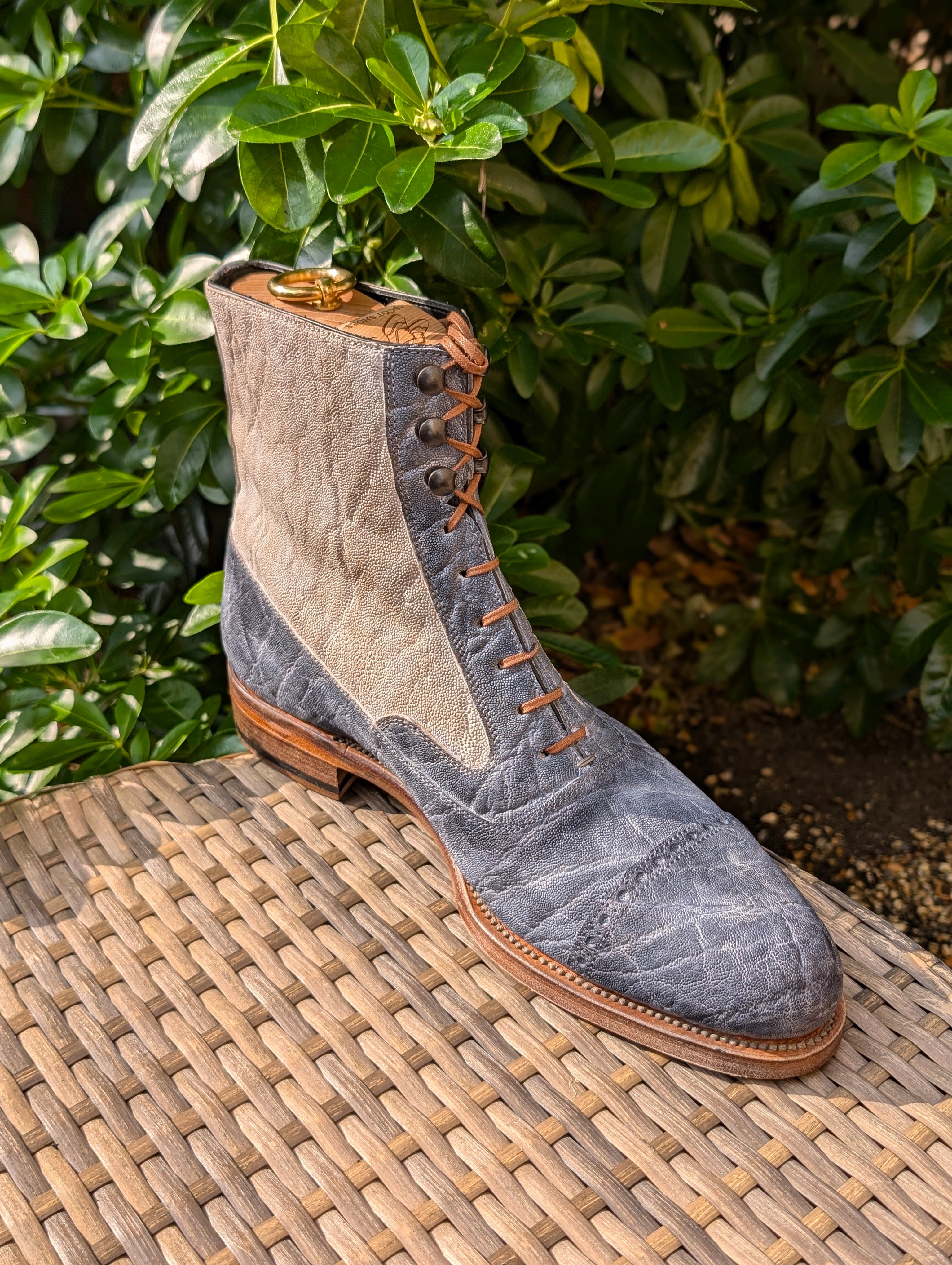 Ascot High Boots - Grey Elephant - Ascot Shoes