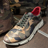 Bespoke Sneakers - Camouflage Crocodile - Ascot Shoes